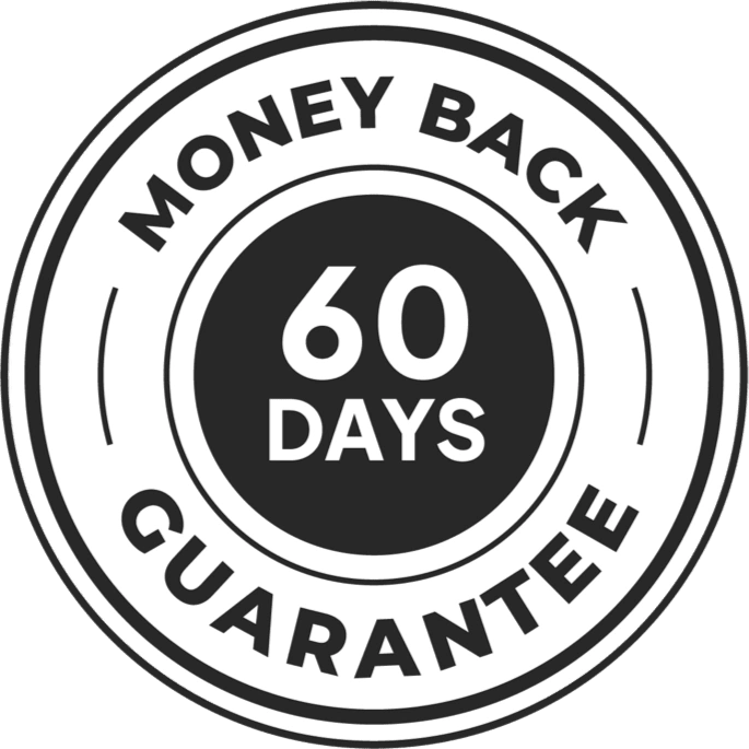 60-day money-back guarantee